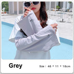 UPF 50+ Breathable Ice Silk Sleeve Guards Loose Fit Summer UV Protection Cooling Arm Sleeves for Driving/Cycling
