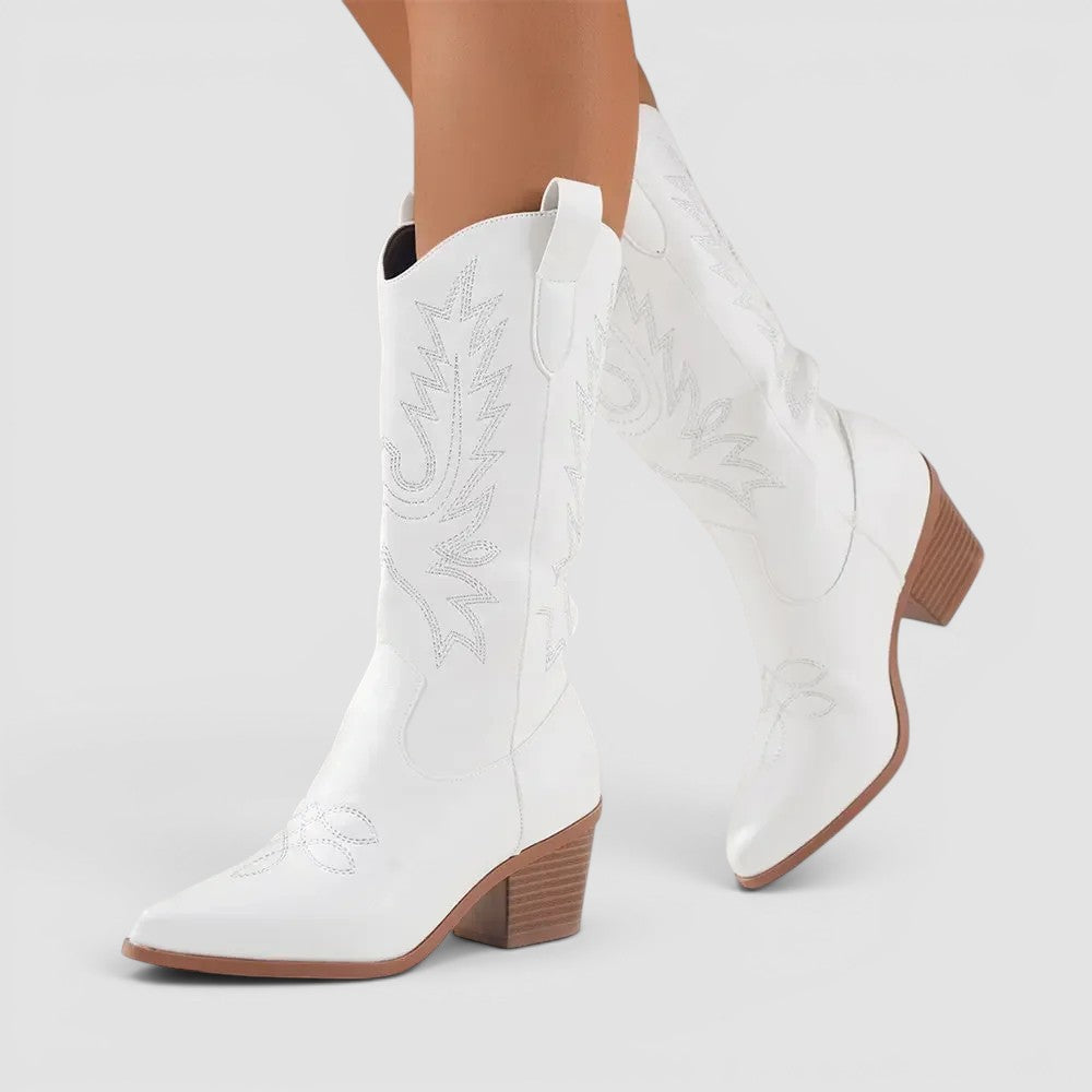 Jolene Lightweight Everyday Boots in Black by Aurelia Sun