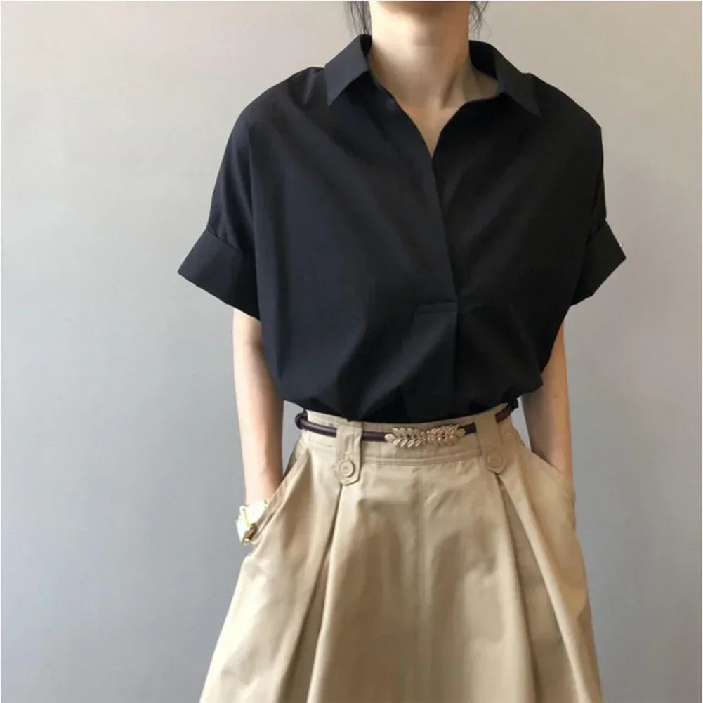 Batwing-Sleeve Blouse