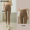 BIVIGAOS Summer Letters Ultra-Thin Shark Leggings Women High Waist Tight Fitness Leggings Seamless Sexy Sun Protection Leggings