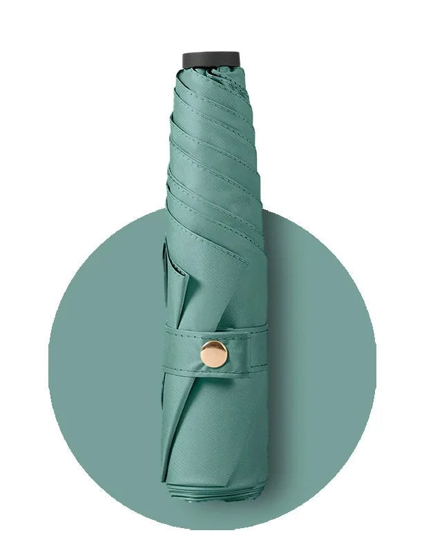 Aurelia Sun Ultra-Light Pocket Umbrella – Cypress Green