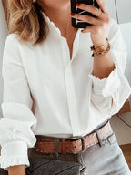 Luna Long-Sleeve Relaxed Blouse
