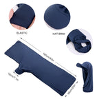 Pre-Tied Brimmed Scarf Cap