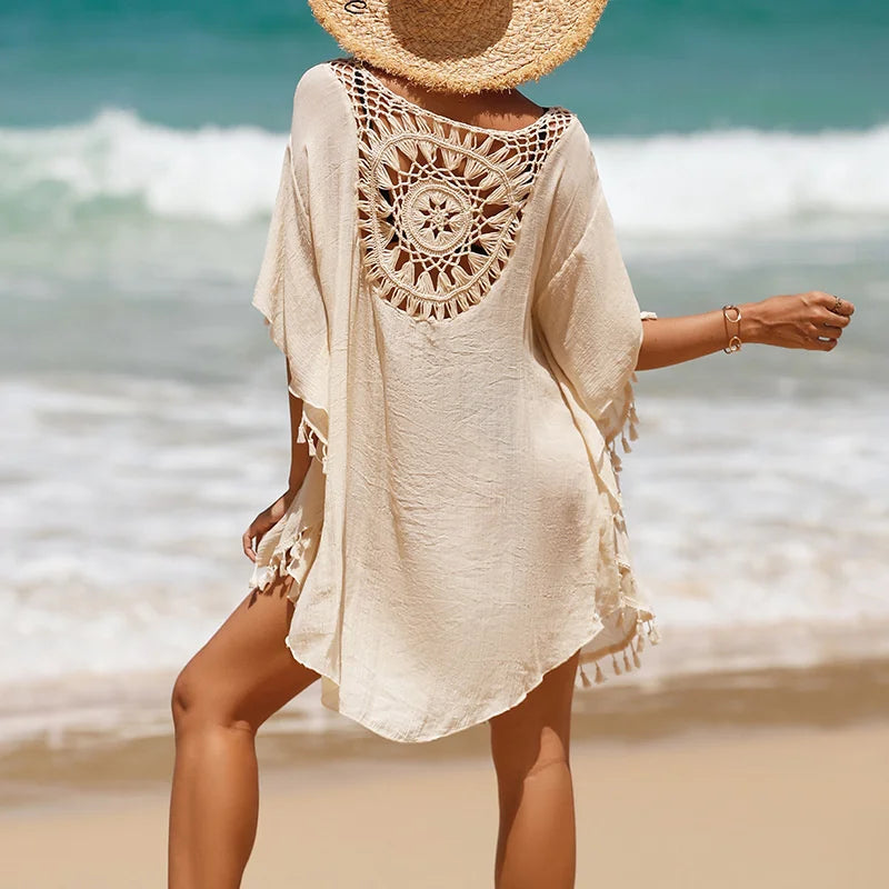Crochet Shoreline Cover-Up Dress