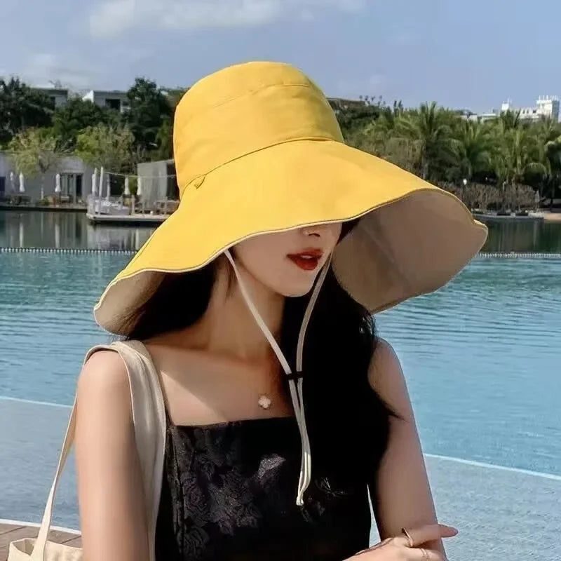 Reversible Wide Brim Sun Hat