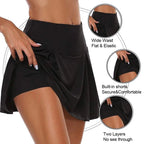Lined Quick-Dry Tennis Skirt