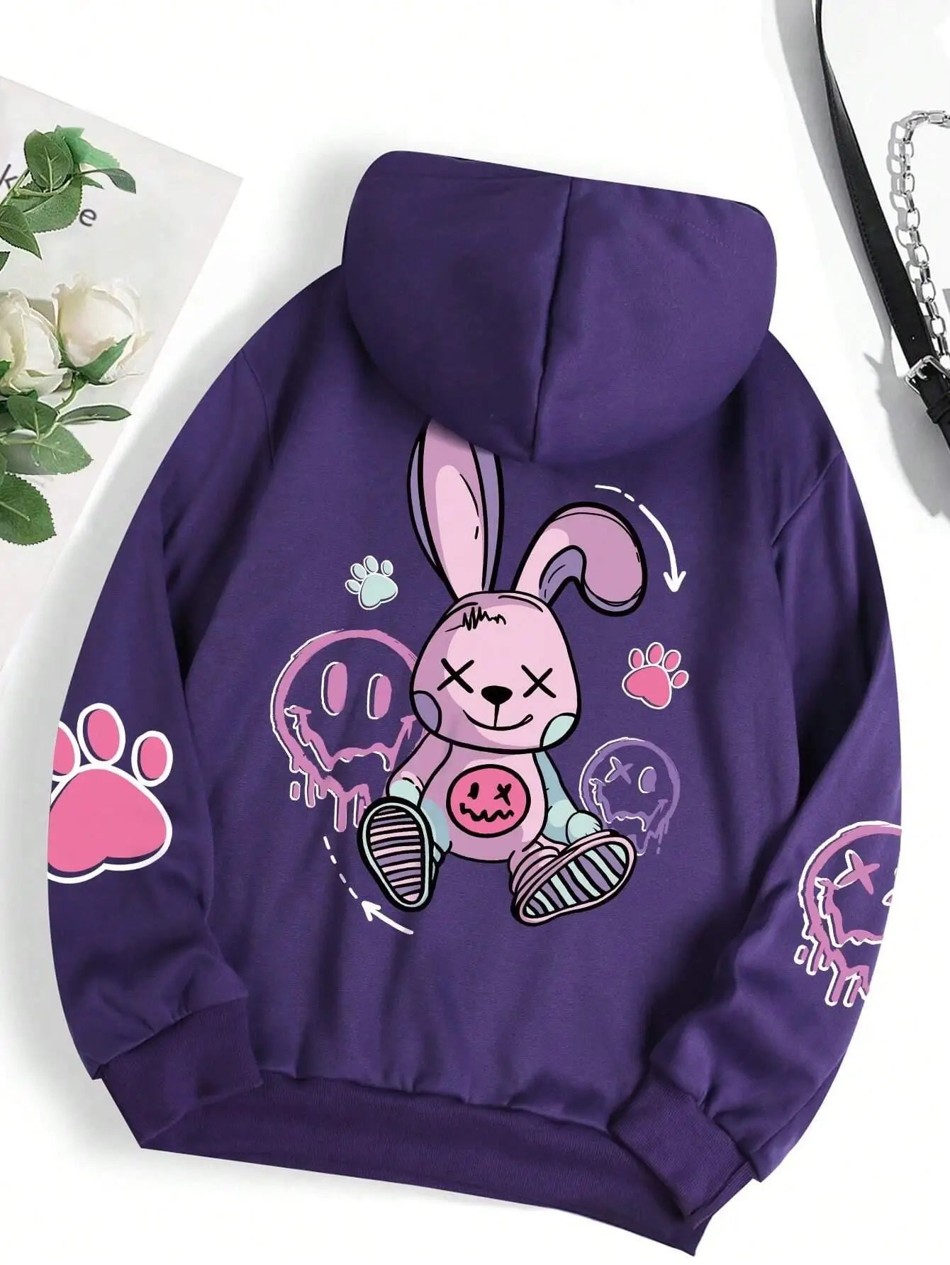 Graphic Fleece Pullover Hoodie