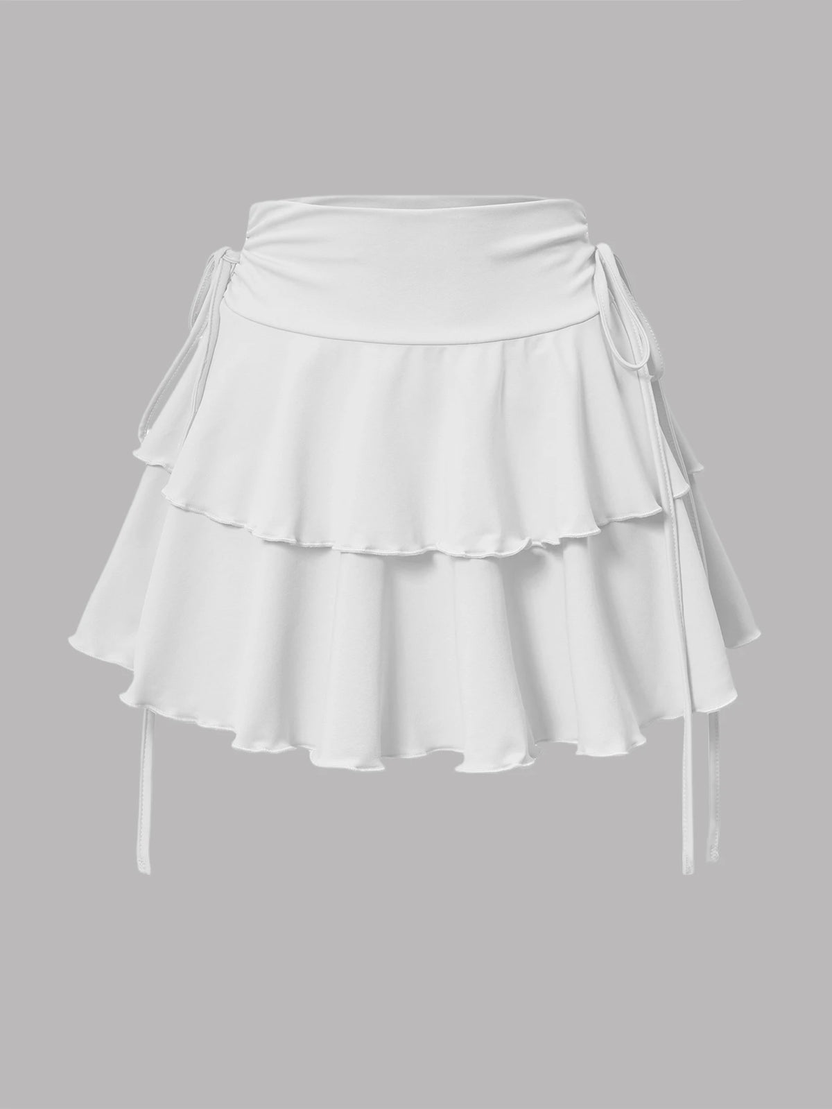 Everyday Elastic-Waist Mini Skirt