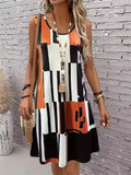 Striped Sleeveless Sundress
