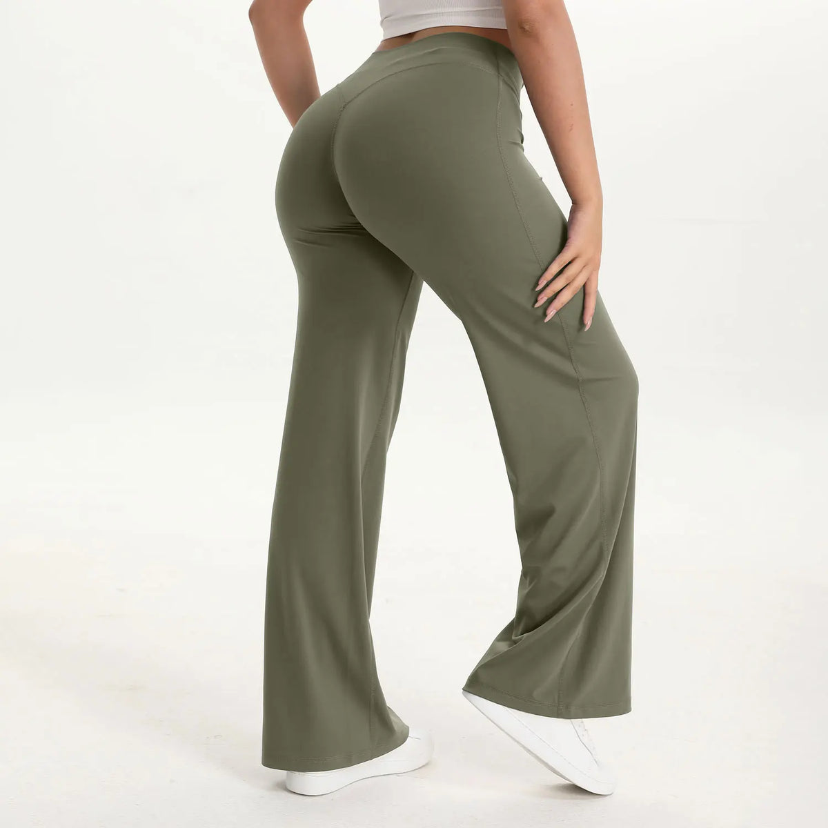 Aurelia Sun SoftMotion Straight Leg Yoga Pants – Light Blue – image 12