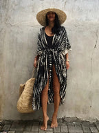 Tie-Dye Kimono Beach Cover-Up