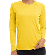 KEFITEVD Quick Dry Women's UPF 50+ Long Sleeve T-Shirts Skin Sun/UV Protection Breathable Lightweight Swim Outdoor Hiking Shirts