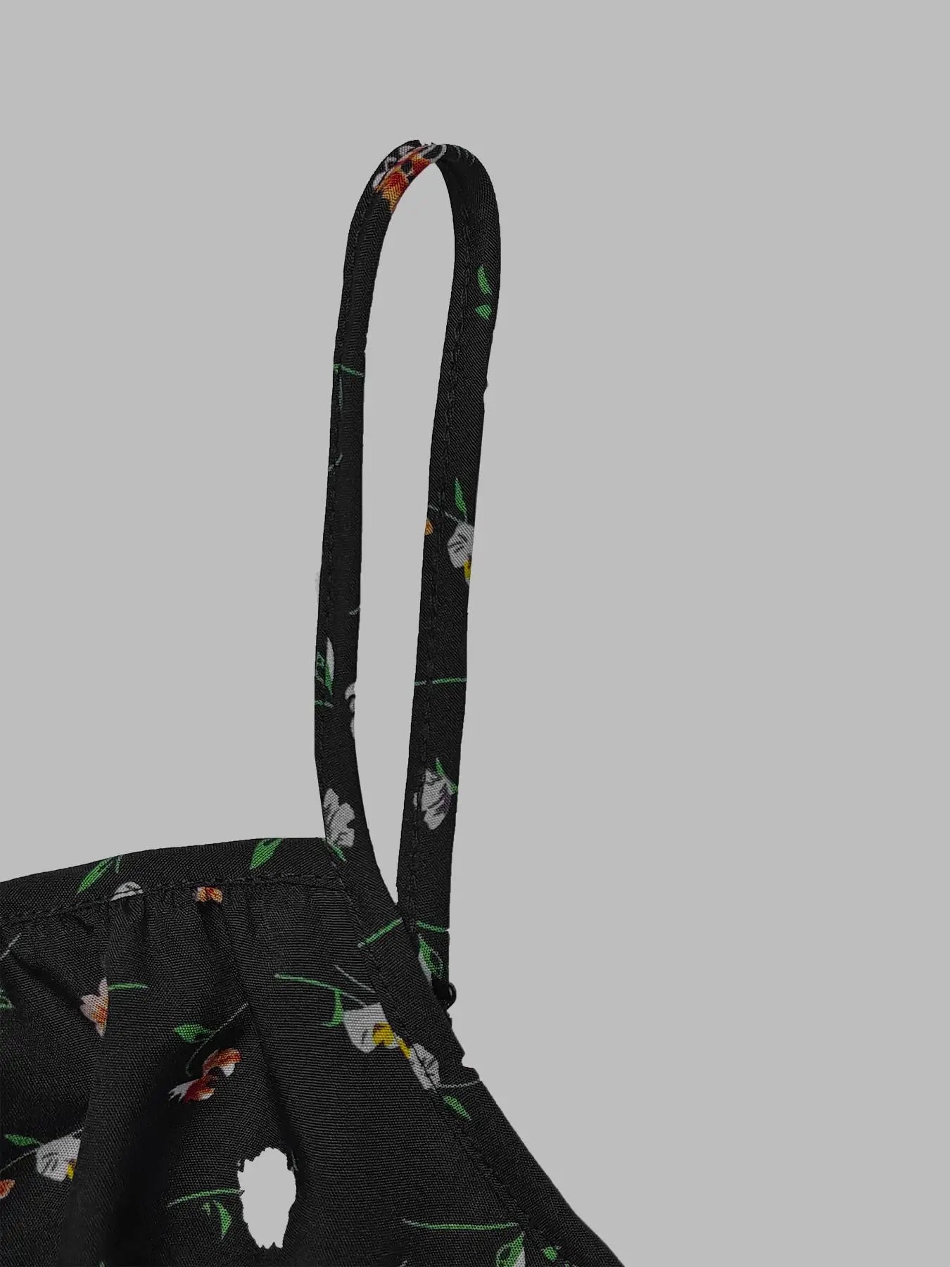 Asymmetric Floral Maxi Dress