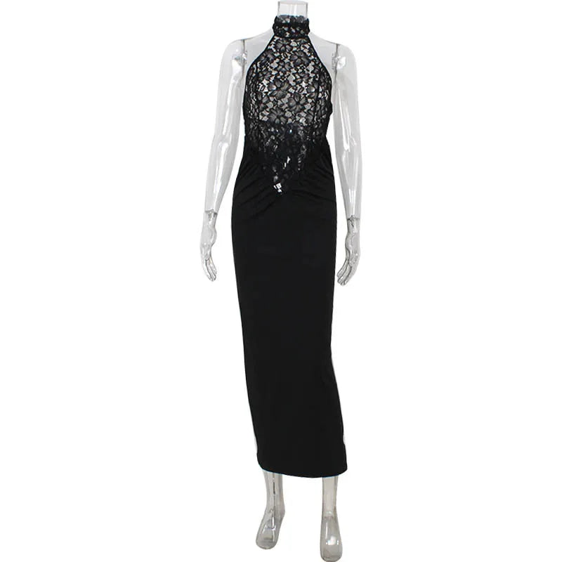 Lace Wrap Dress