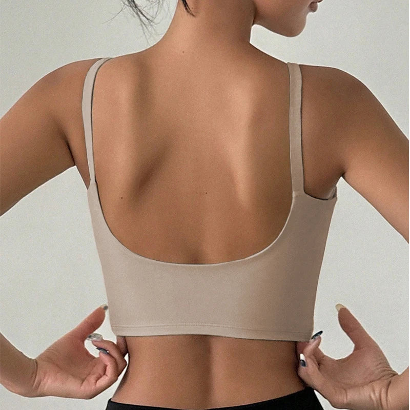 Aurelia Sun U-Back Everyday Sports Bra – Chocolate Brown – image 10