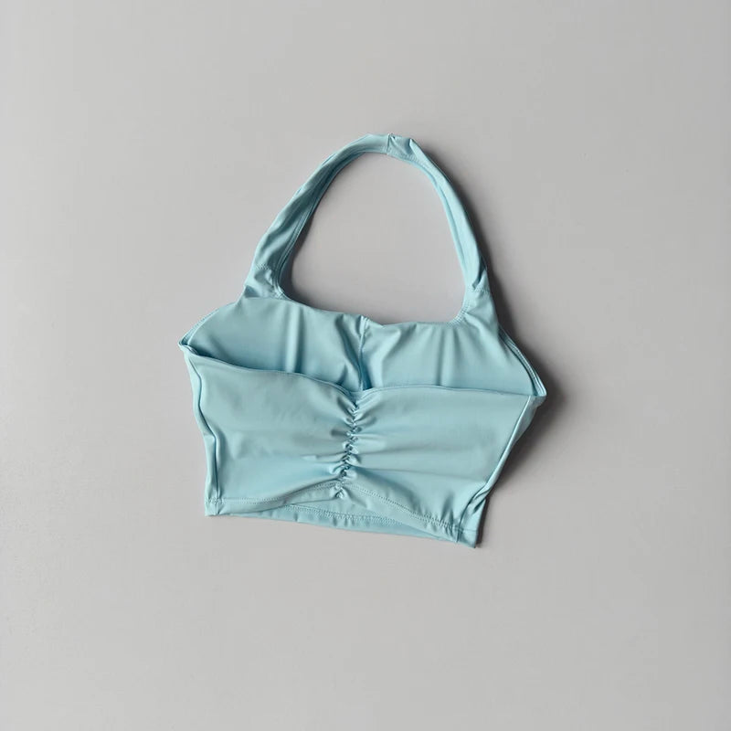 Aurelia Sun Open-Back Training Sports Bra – Light Pink – image 11