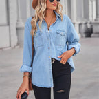 Logan Light-Wash Denim Shirt