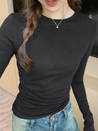 Sienna Slim-Fit Long-Sleeve T-Shirt