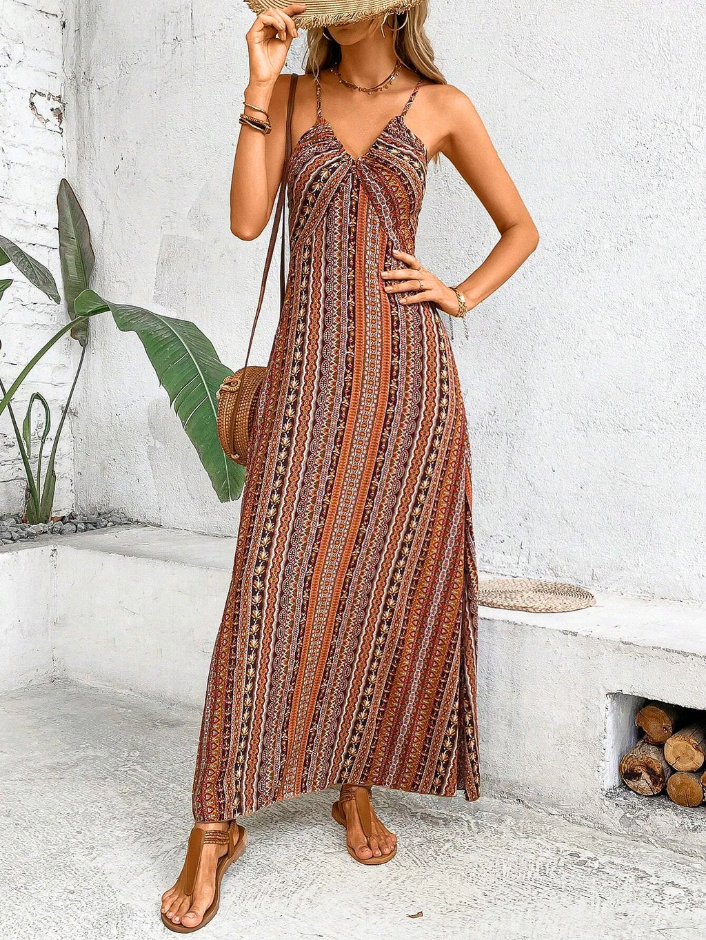 Backless Maxi Dress