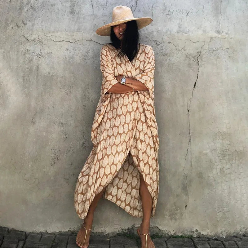 Tie-Dye Kimono Beach Cover-Up