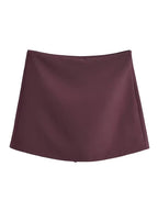 Vintage Side-Zip Skort