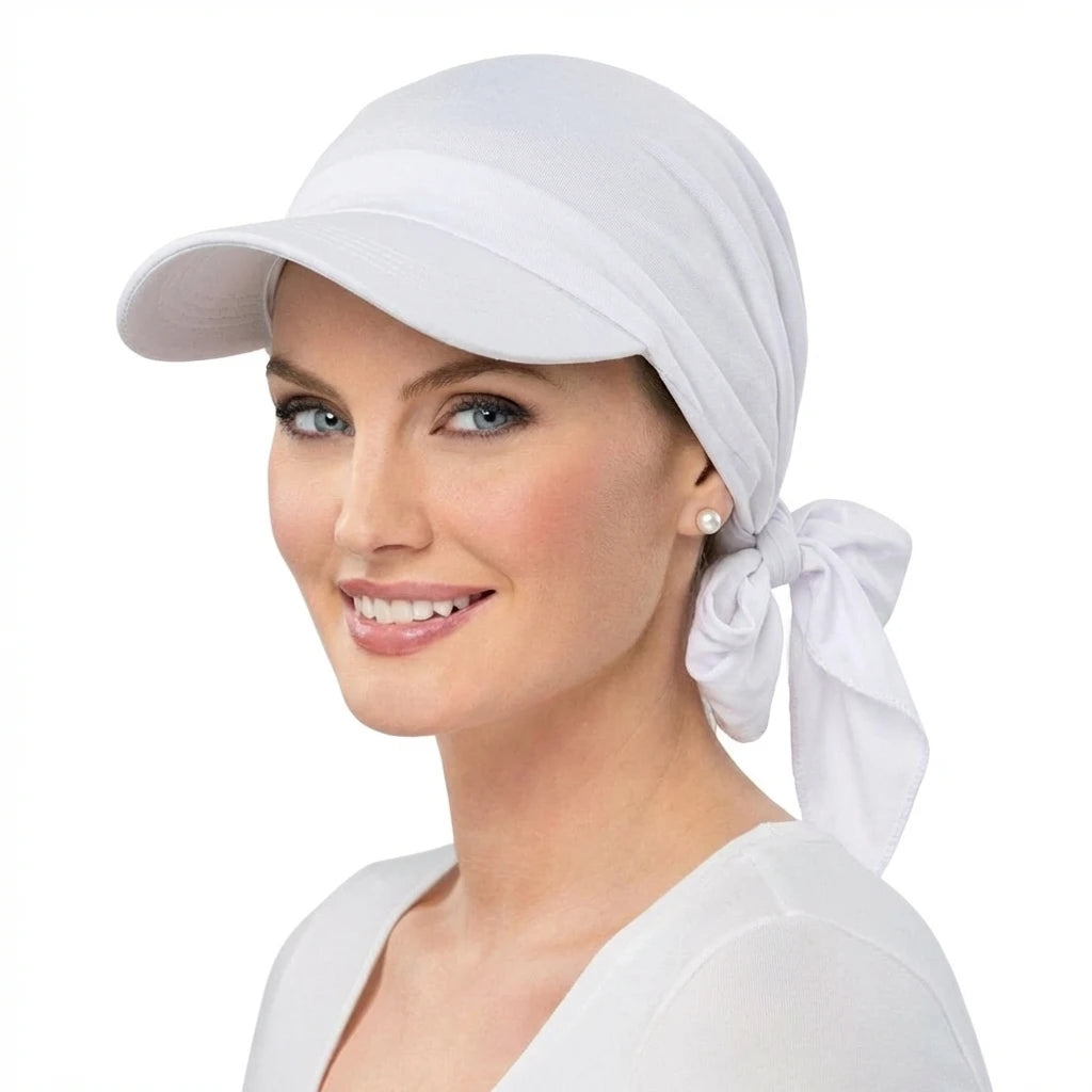 Brimmed Turban Sun Cap