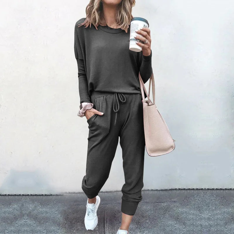 Cozy Pullover & Straight-Leg Pants Set