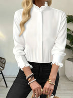 Luna Long-Sleeve Relaxed Blouse