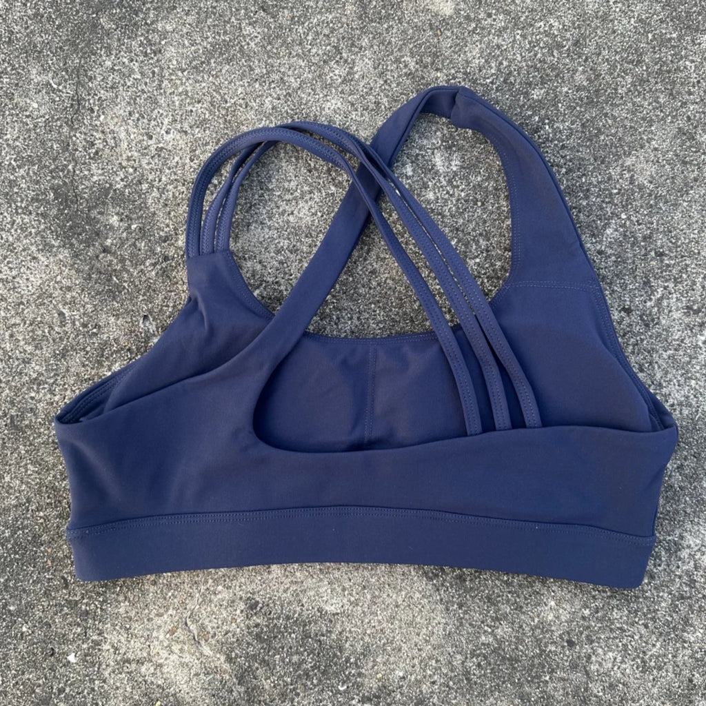Aurelia Sun Wide-Strap Crossback Sports Bra – Black – image 7