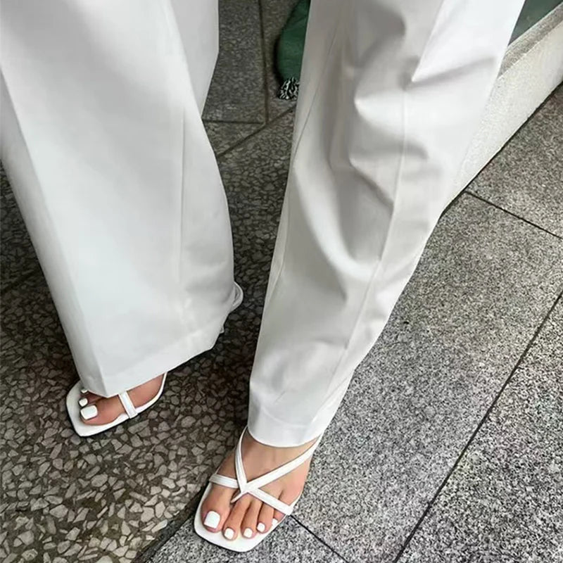 Toe-Post High Heel Sandals