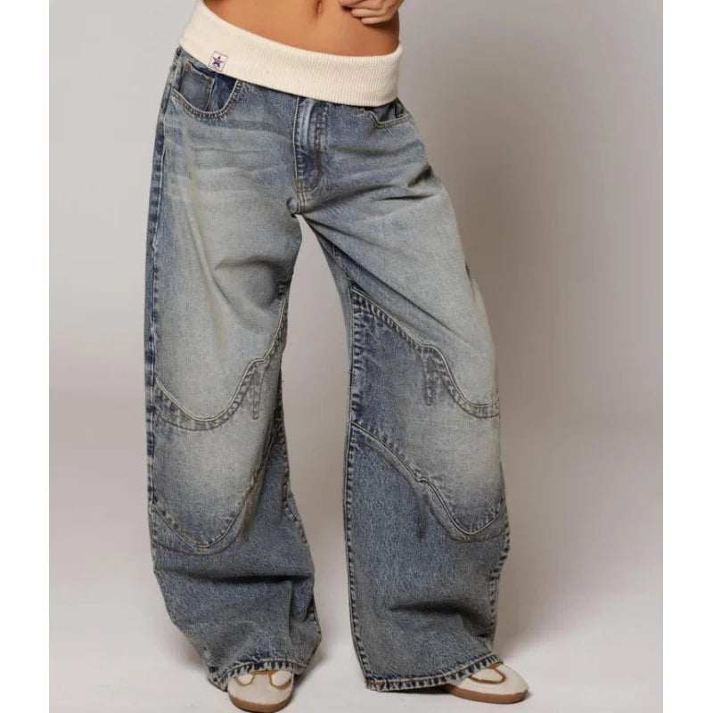 Y2K Baggy Wide-Leg Jeans