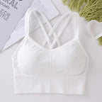 Cross-Strap Comfort Sports Bra