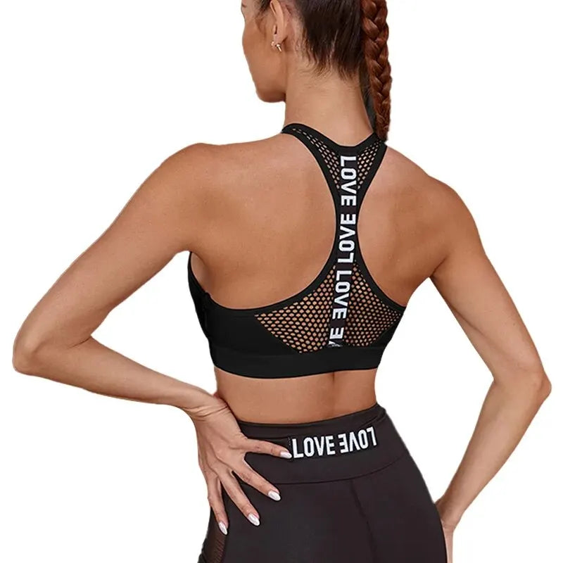 Aurelia Sun Contrast Band Sports Bra – White – image 1