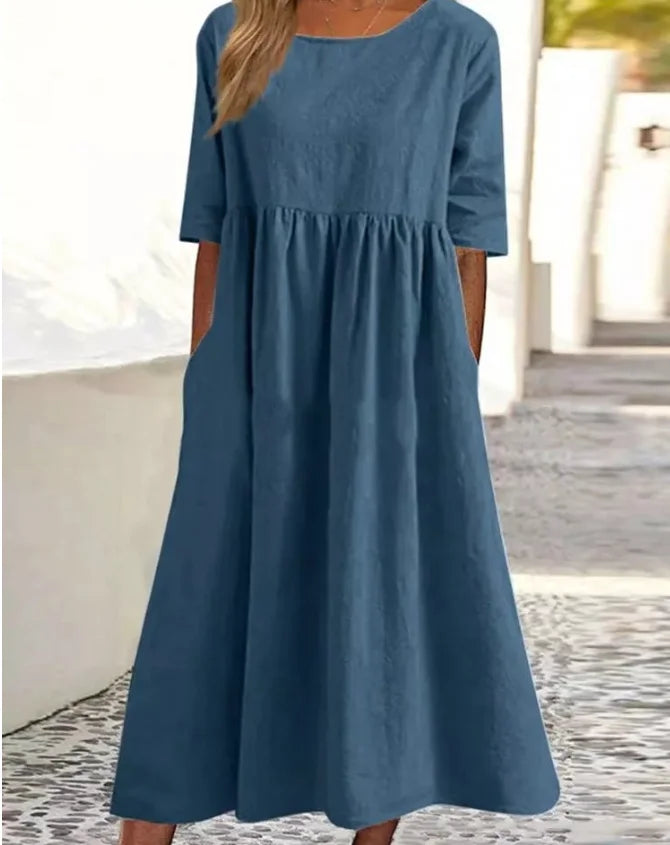 Ruffle A-Line Summer Mini Dress