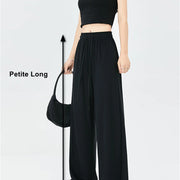 Summer Ice  Pants  Wide Leg Petite To Regular UPF50+  Sunscreen Pants, Breathable, Thin, Hanging Casual Pants Elastic Stretchy