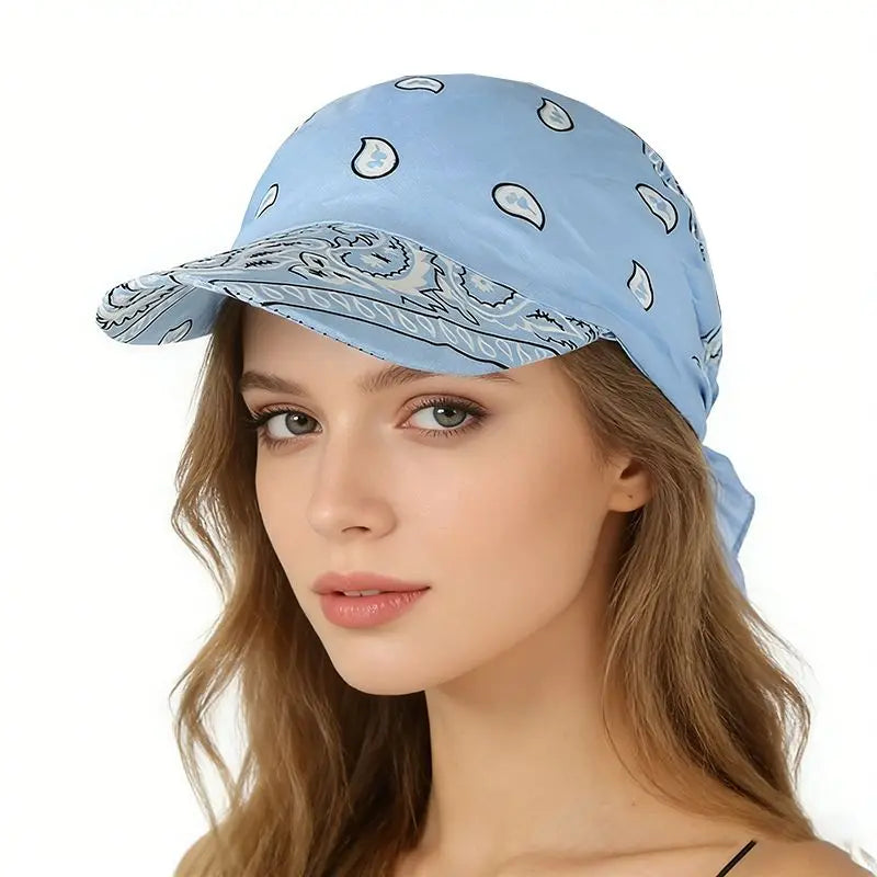 Paisley Ponytail Baseball Cap
