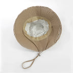 Tassel-Brim Cotton Bucket Hat