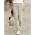 Drawstring Relaxed Everyday Pants