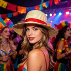 Oversized Straw Festival Sun Hat