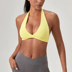 Aurelia Sun Barely There Strappy Sports Bra – White – image 4