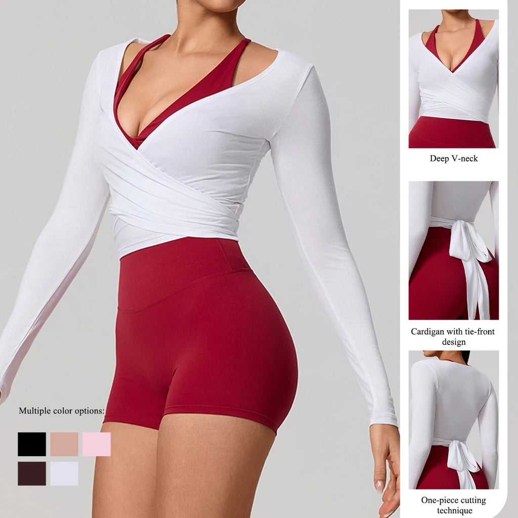 Quick-Dry Long-Sleeve Yoga Top