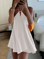 Off-Shoulder Sleeveless Dress