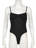 Ruched Strap Bodysuit