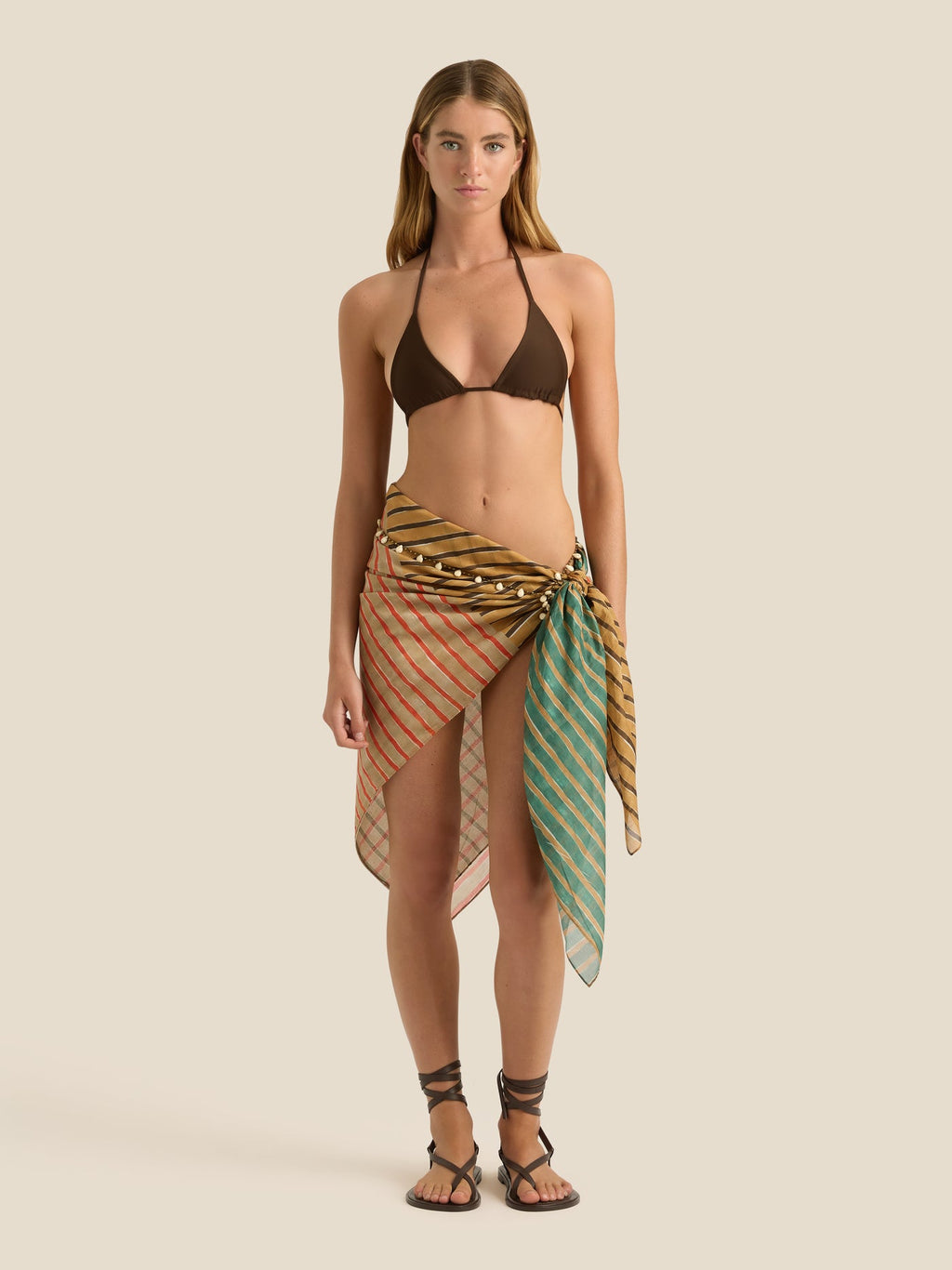 Reef Patch Square Pareo by Aurelia Sun