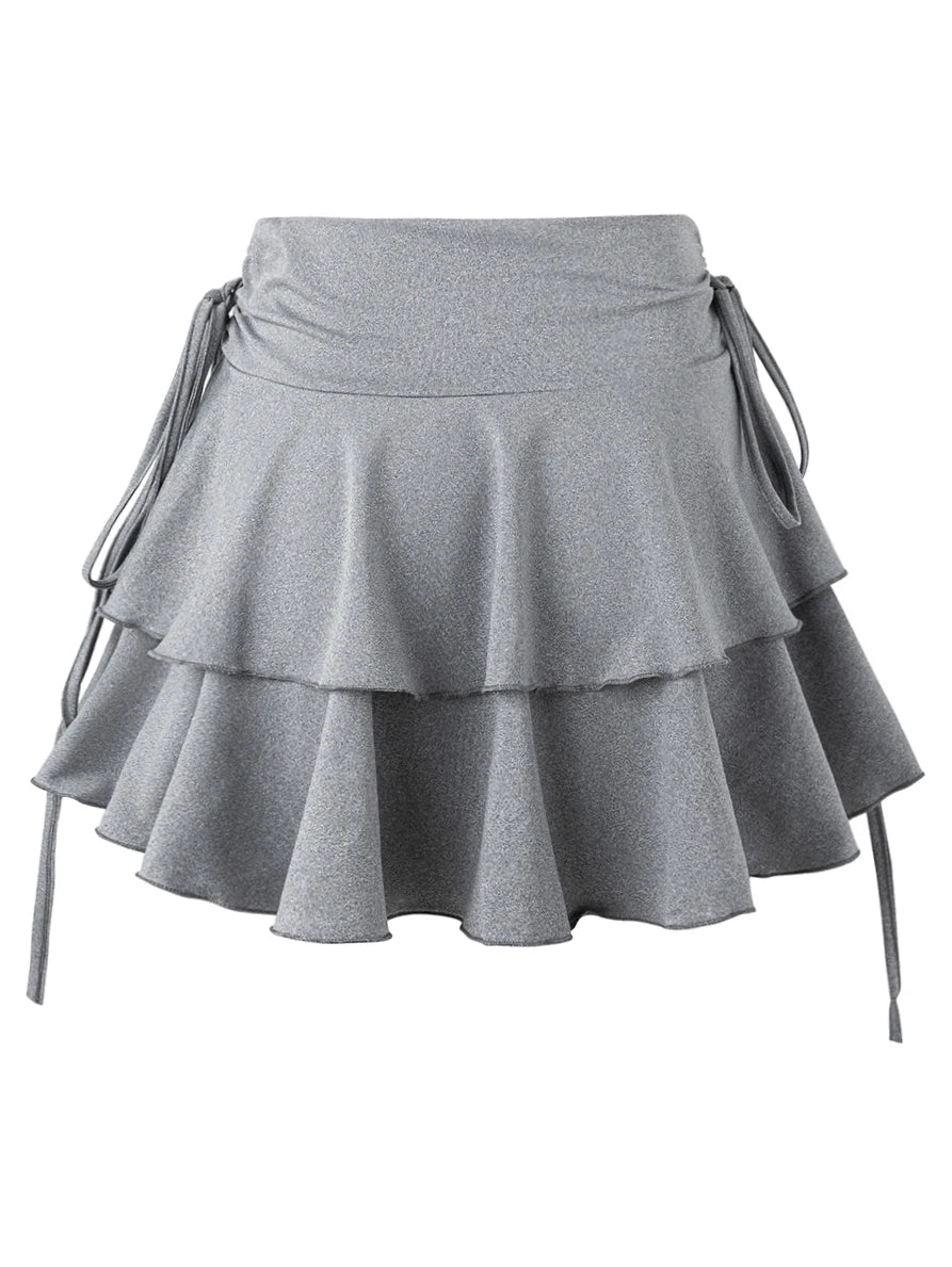 Everyday Elastic-Waist Mini Skirt