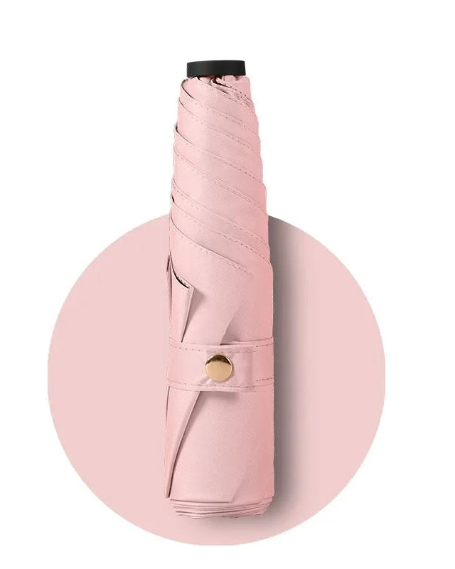 Aurelia Sun Ultra-Light Pocket Umbrella – Cherry Pink