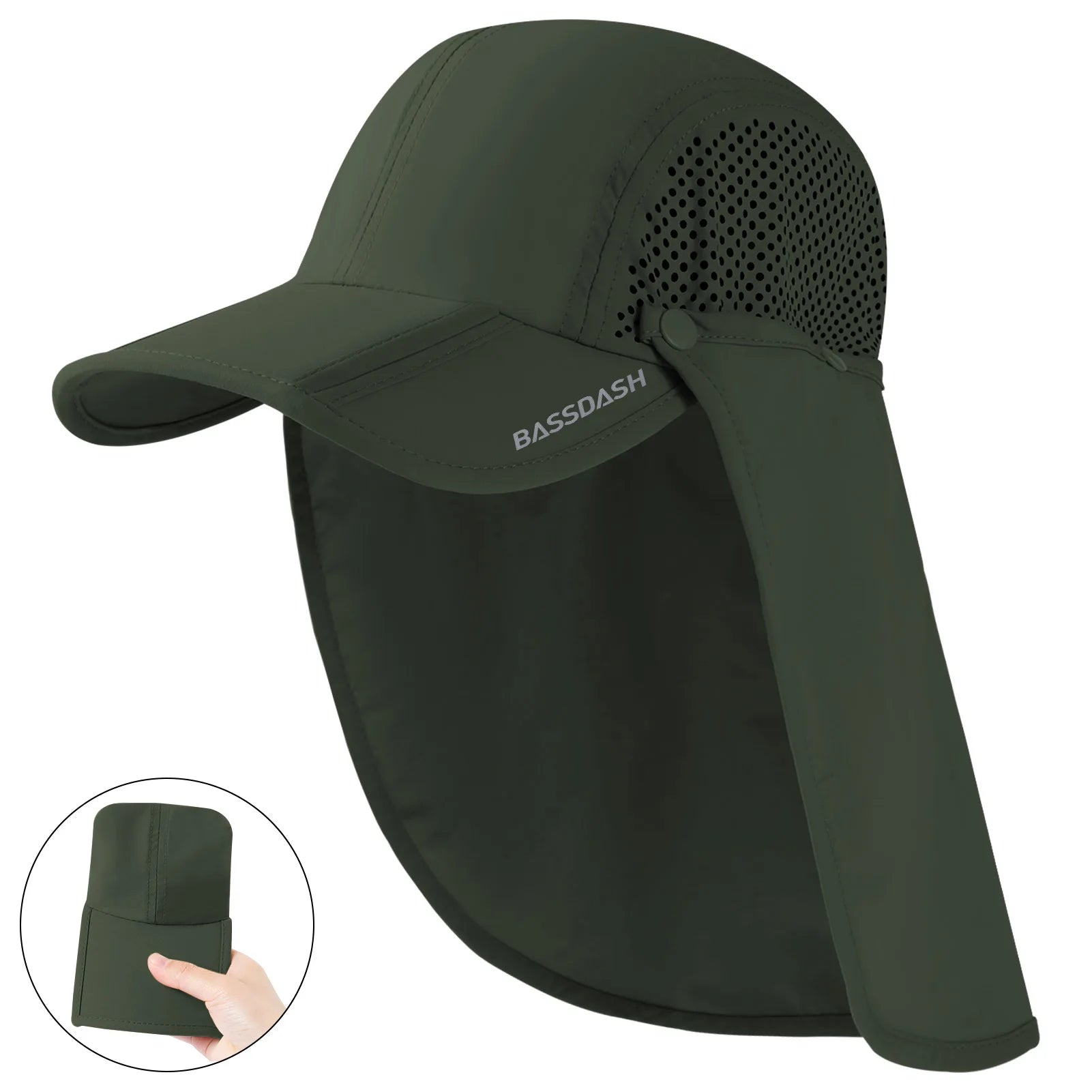 Explorer Sun Cap with Neck Flap UPF 50+