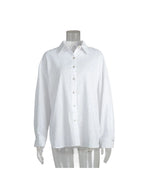 Relaxed Cotton Button-Up Shirt