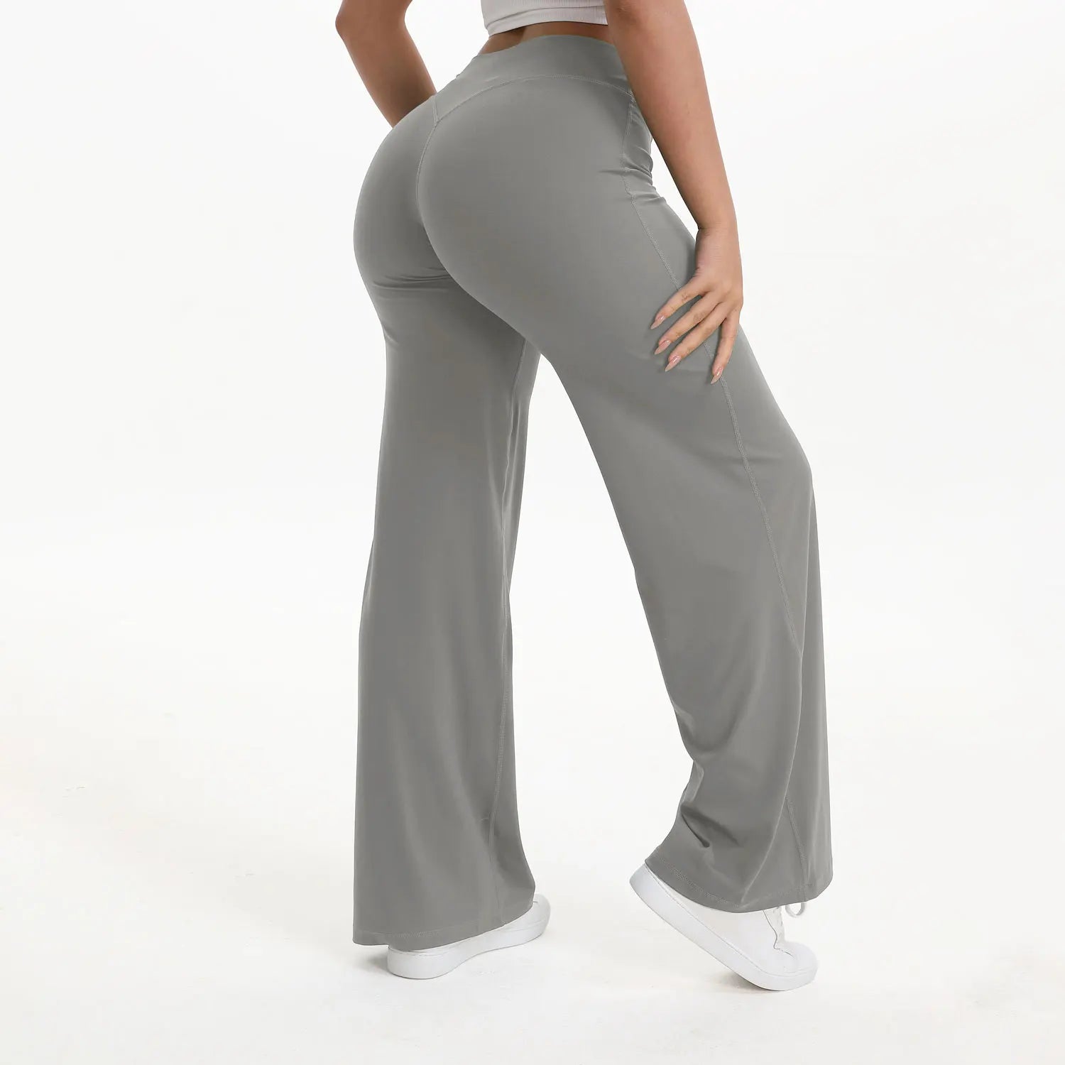 Aurelia Sun SoftMotion Straight Leg Yoga Pants – Milk Apricot Color – image 24