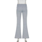 Low-Rise Bootcut Trousers